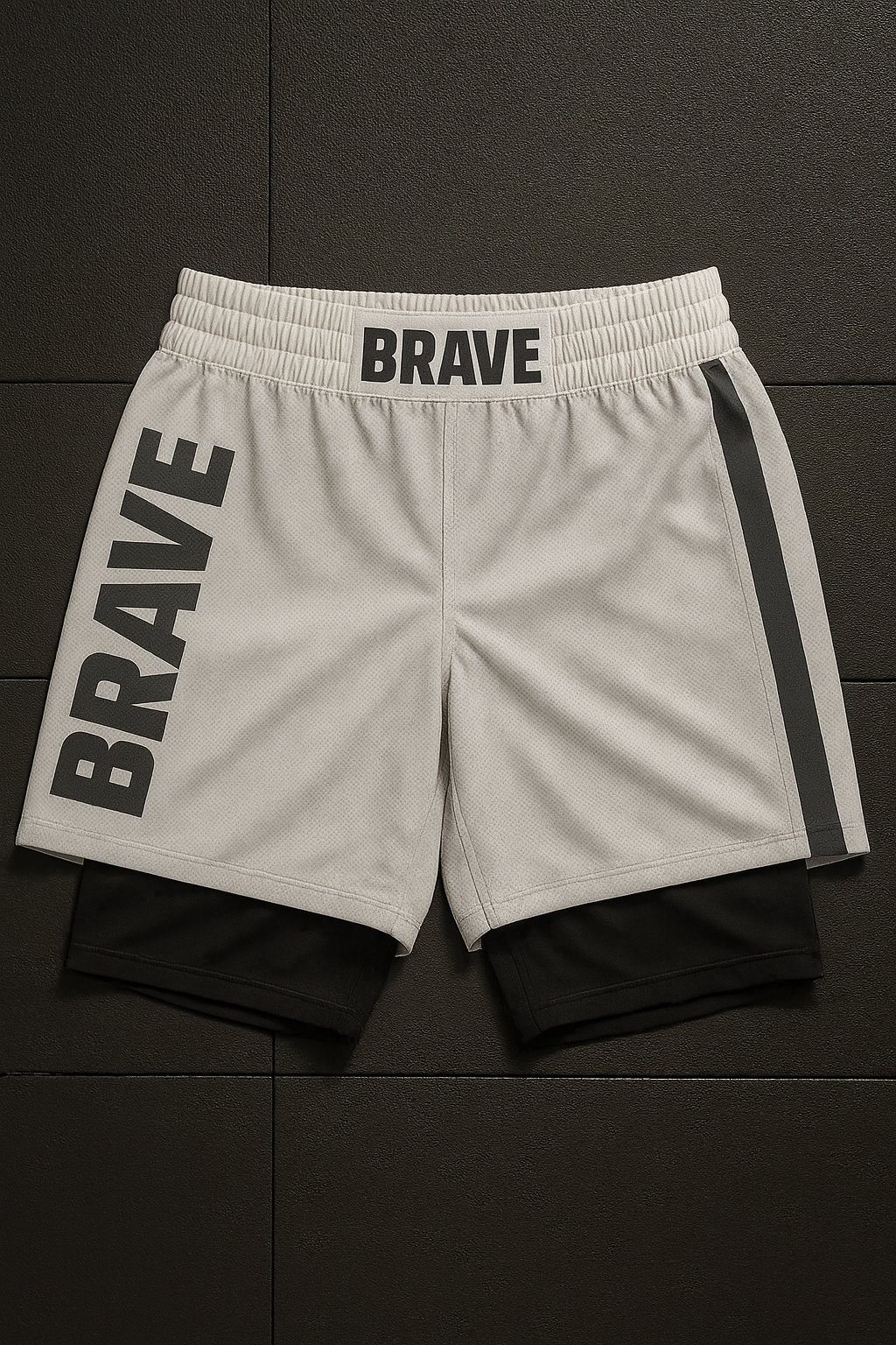 BRAVE Hybrid Pro Shorts WHITE
