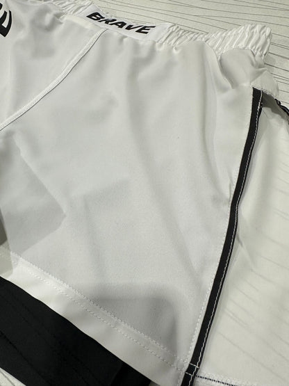 BRAVE Hybrid Pro Shorts WHITE