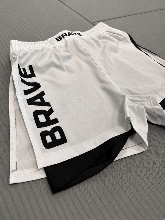 BRAVE Hybrid Pro Shorts WHITE
